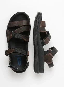 DAMES Wolky Sandalen<Action Lady - bruin gevet leer