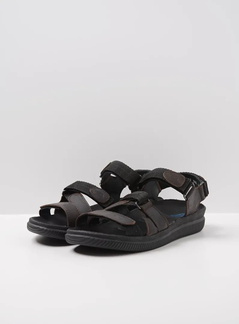 Heren Wolky Sandalen Voor Heren<Active Men - bruin gevet leer