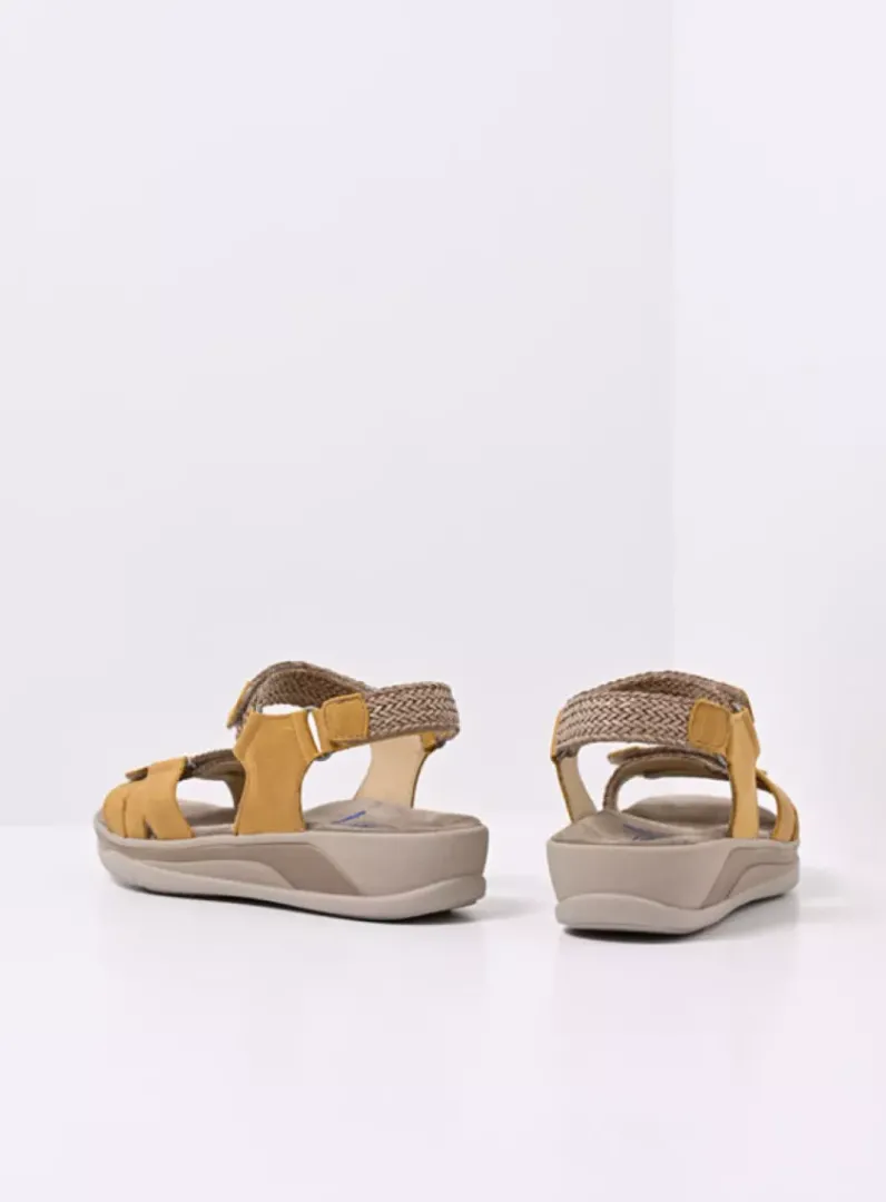 DAMES Wolky Sandalen<Acula - amber nubuck