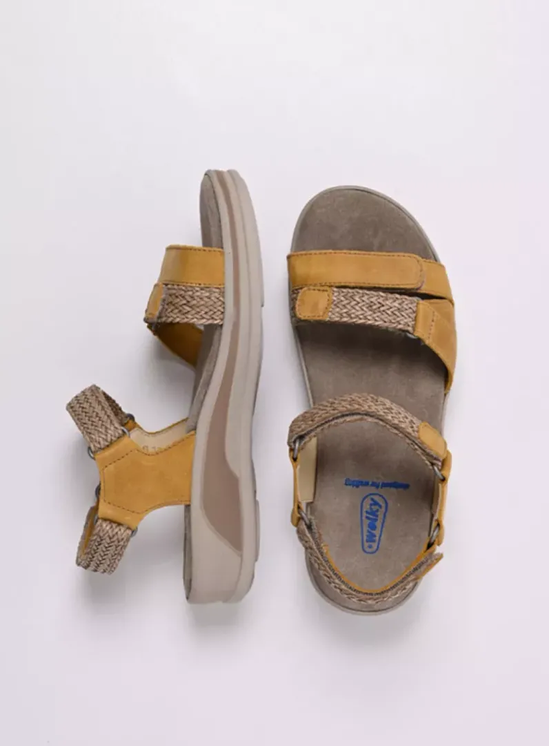 DAMES Wolky Sandalen<Acula - amber nubuck