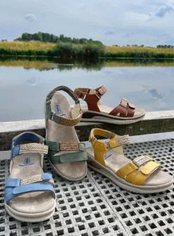 DAMES Wolky Sandalen<Acula - amber nubuck