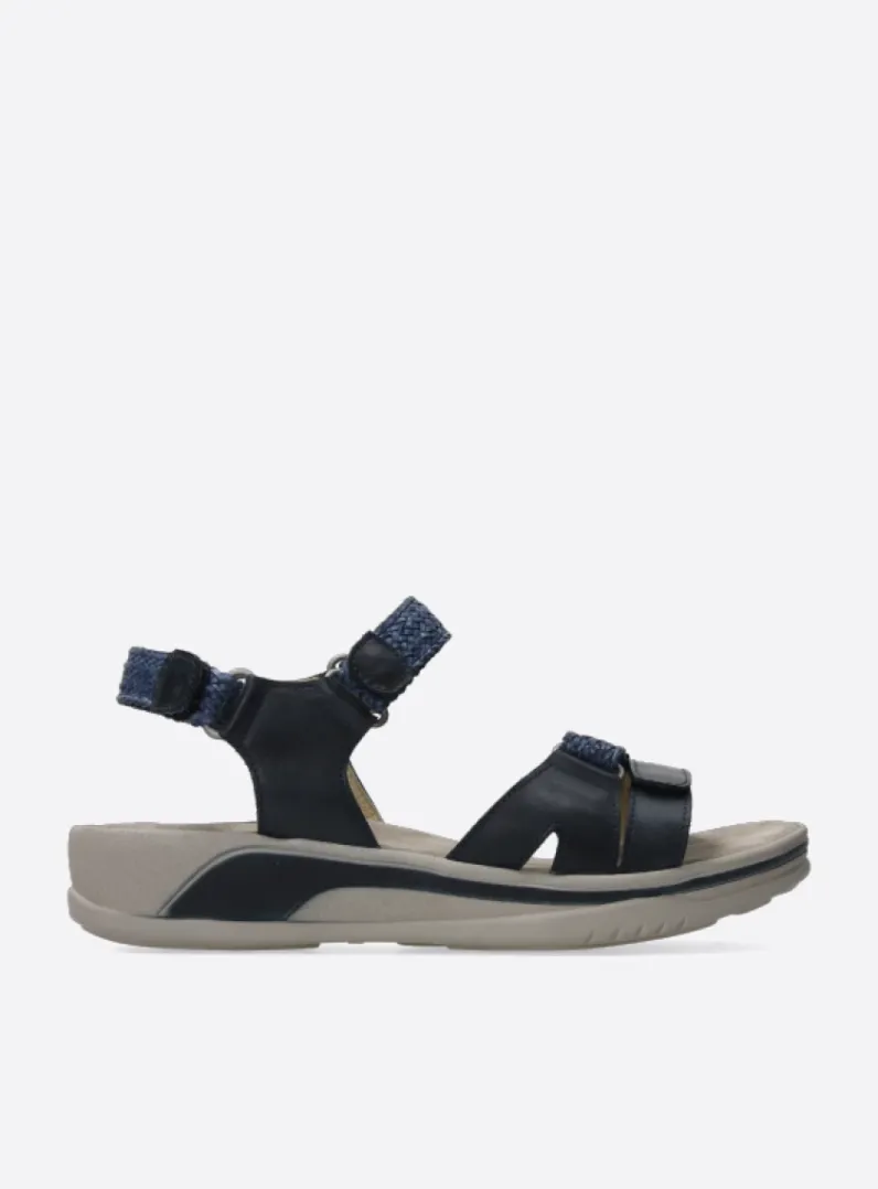 DAMES Wolky Sandalen<Acula - blauw leer