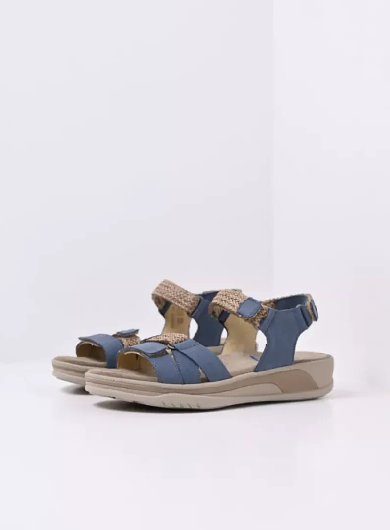 DAMES Wolky Sandalen<Acula - jeans nubuck