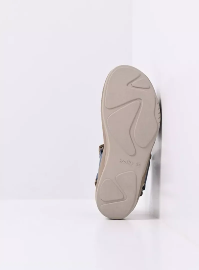 DAMES Wolky Sandalen<Acula - jeans nubuck