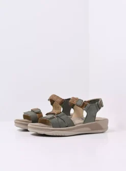 DAMES Wolky Sandalen<Acula - saliegroen nubuck