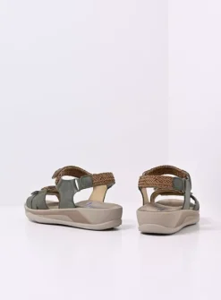 DAMES Wolky Sandalen<Acula - saliegroen nubuck