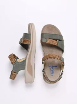 DAMES Wolky Sandalen<Acula - saliegroen nubuck