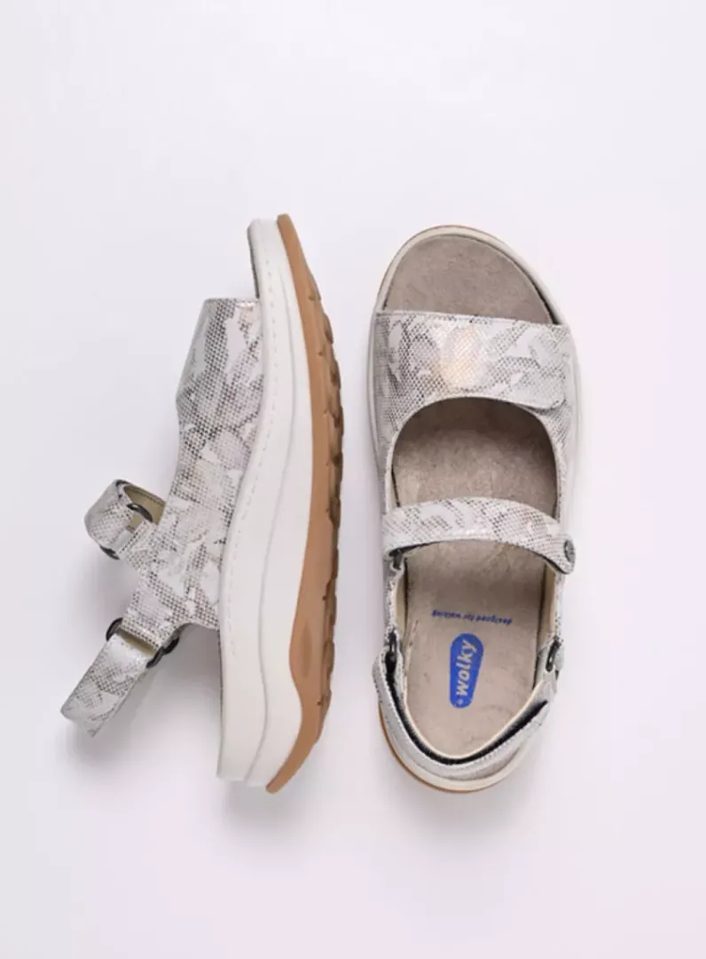 DAMES Wolky Sandalen<Adura - beige bloemen leer