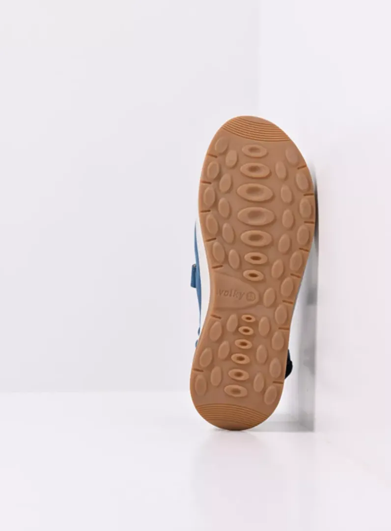 DAMES Wolky Sandalen<Adura - blauw effectleer