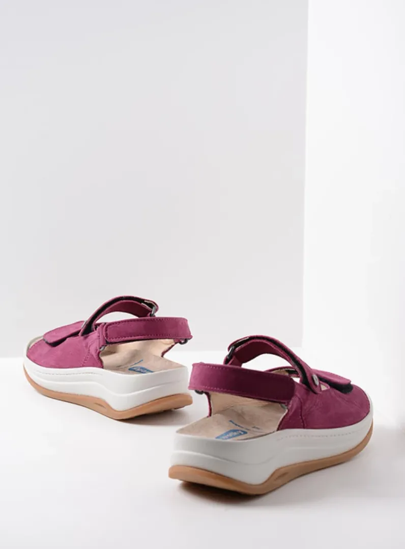 DAMES Wolky Sandalen<Adura - fuchsia nubuck