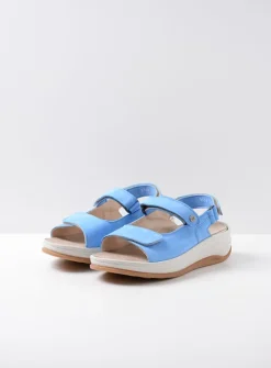 DAMES Wolky Sandalen<Adura - hemelsblauw nubuck
