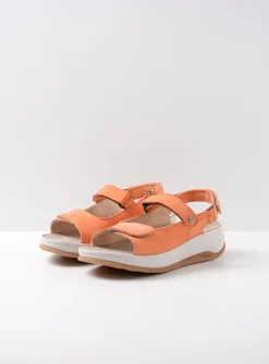 DAMES Wolky Sandalen<Adura - oranje nubuck