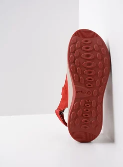 DAMES Wolky Sandalen<Adura - rood nubuck