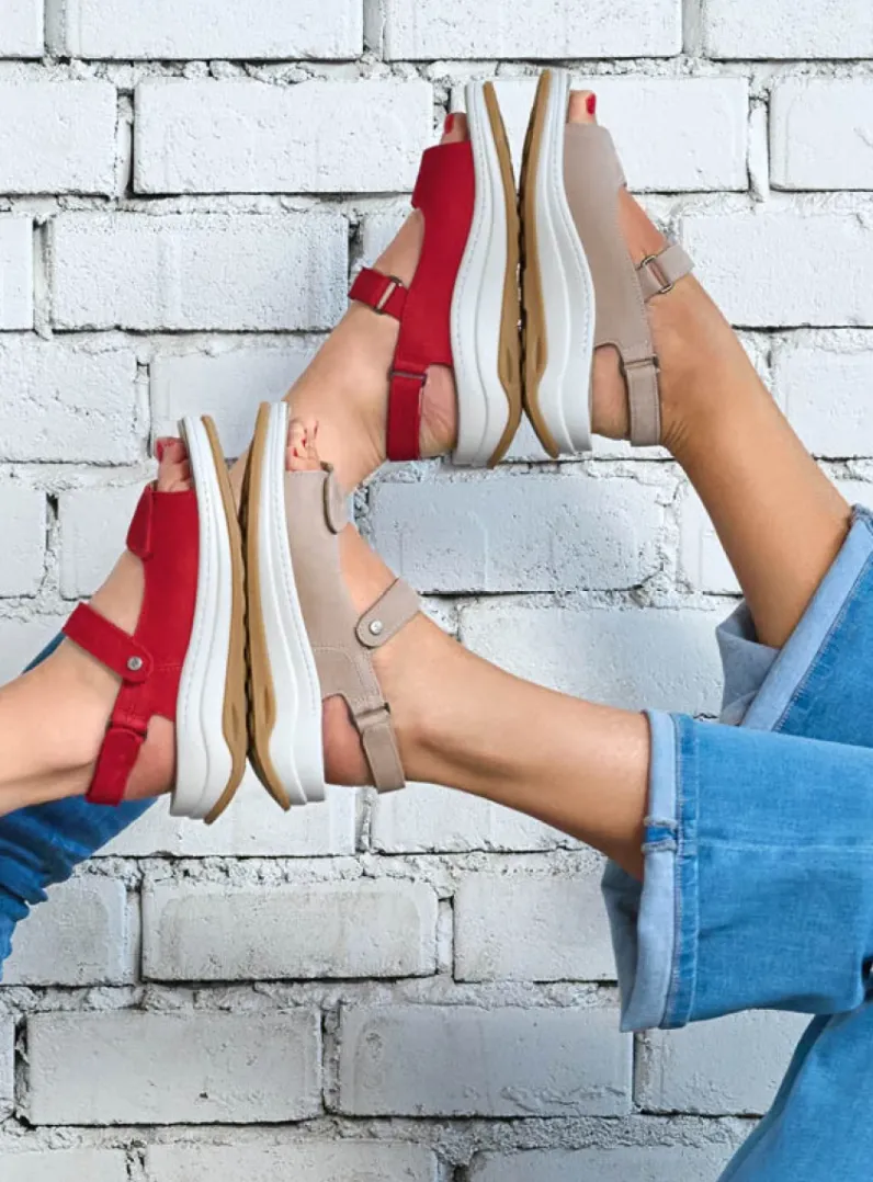 DAMES Wolky Sandalen<Adura - safari nubuck