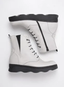 DAMES Wolky Veterlaarzen|Herfst/Winter<Akita - winterwit leer