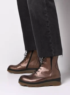 DAMES Wolky Veterlaarzen|Herfst/Winter<Akita HV - brons leer