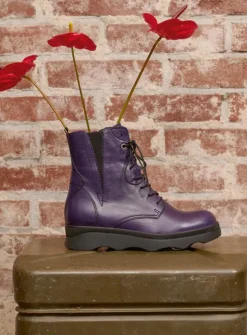 DAMES Wolky Veterlaarzen|Herfst/Winter<Akita HV - paars leer