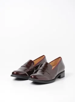 DAMES Wolky Instappers|Herfst/Winter<Alabama F2F - bordeaux lak stretch biocare