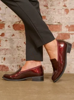 DAMES Wolky Instappers|Herfst/Winter<Alabama F2F - bordeaux lak stretch biocare