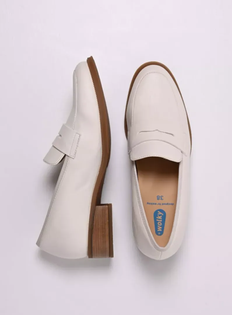 DAMES Wolky Instappers|Herfst/Winter<Alabama F2F - gebroken wit biocare