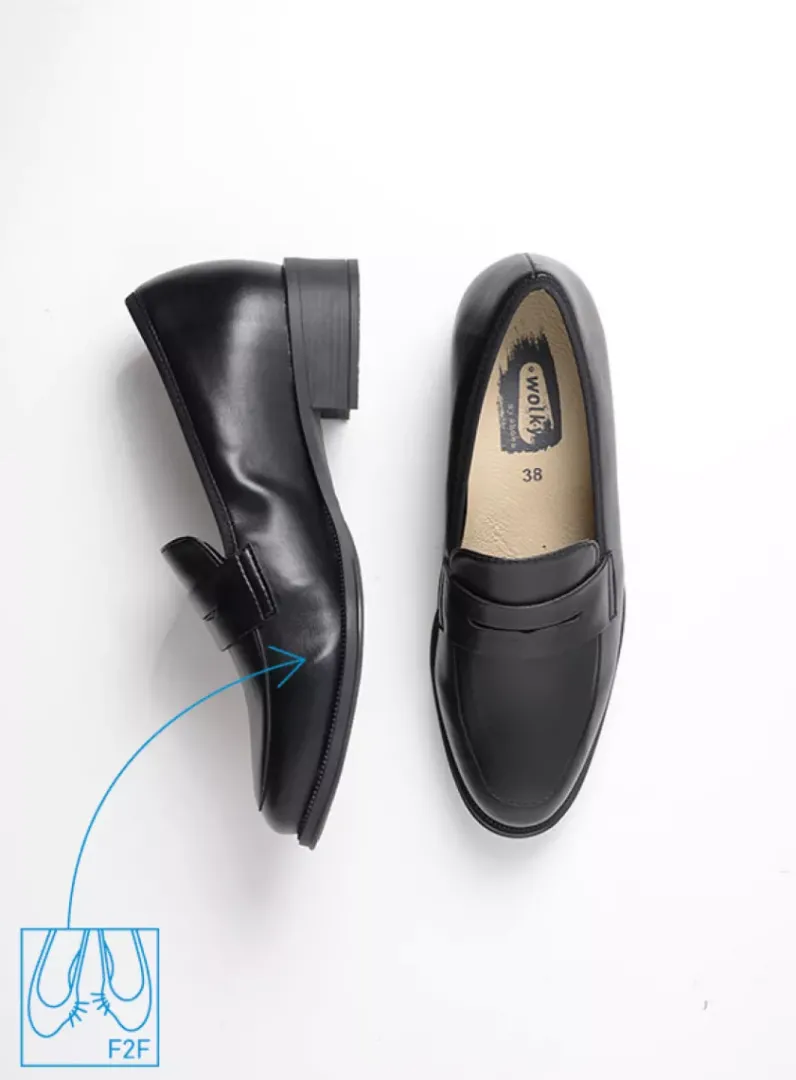 DAMES Wolky Instappers|Herfst/Winter<Alabama F2F - zwart biocare