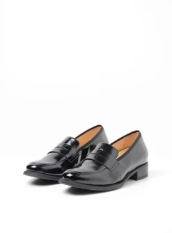 DAMES Wolky Instappers|Herfst/Winter<Alabama F2F - zwart lak stretch biocare