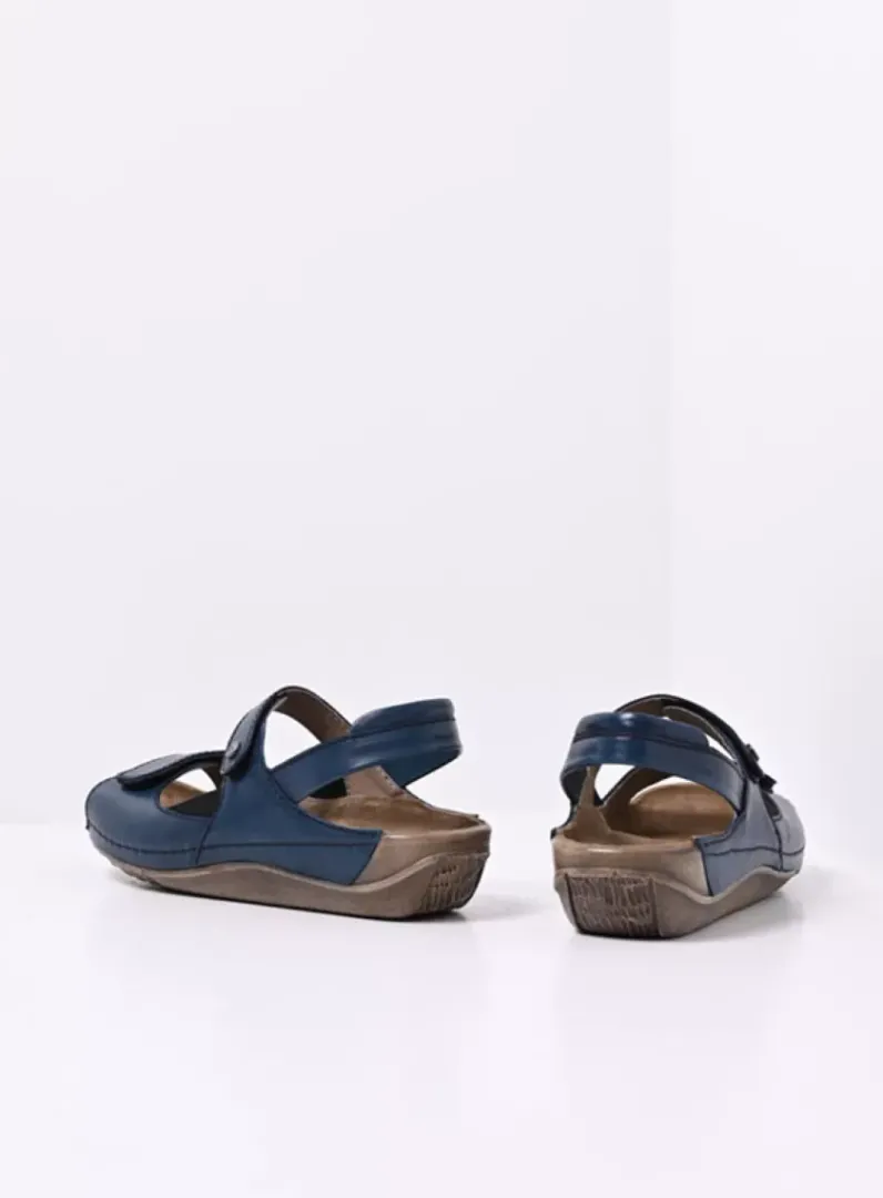 DAMES Wolky Sandalen<Alberta - denim leer