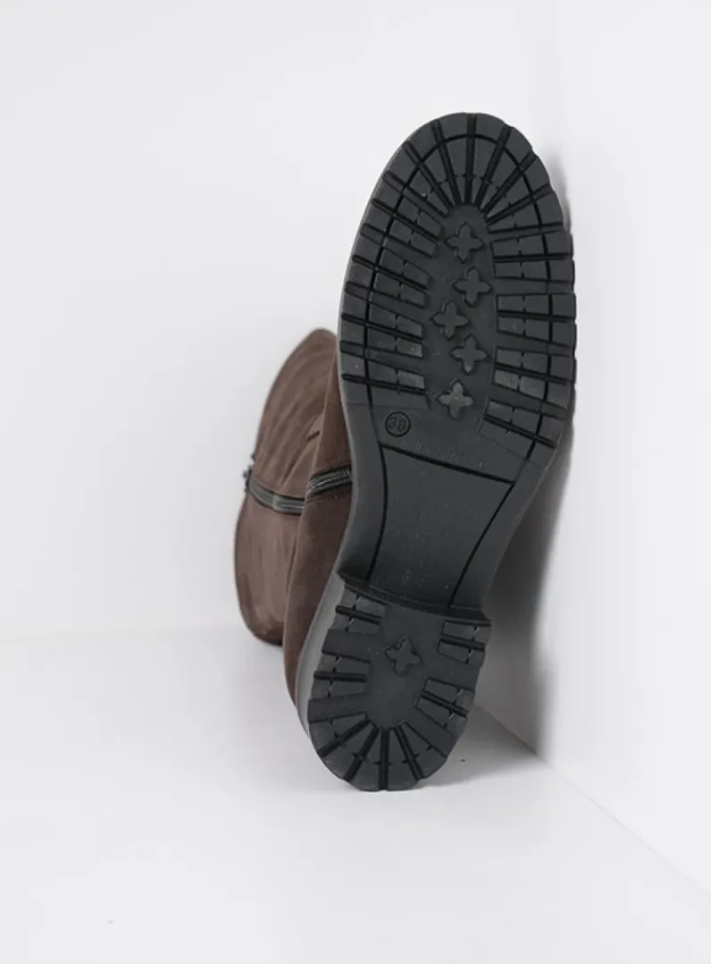 DAMES Wolky Halfhoge Laarzen|Herfst/Winter<Ansina F2F - bruin nubuck