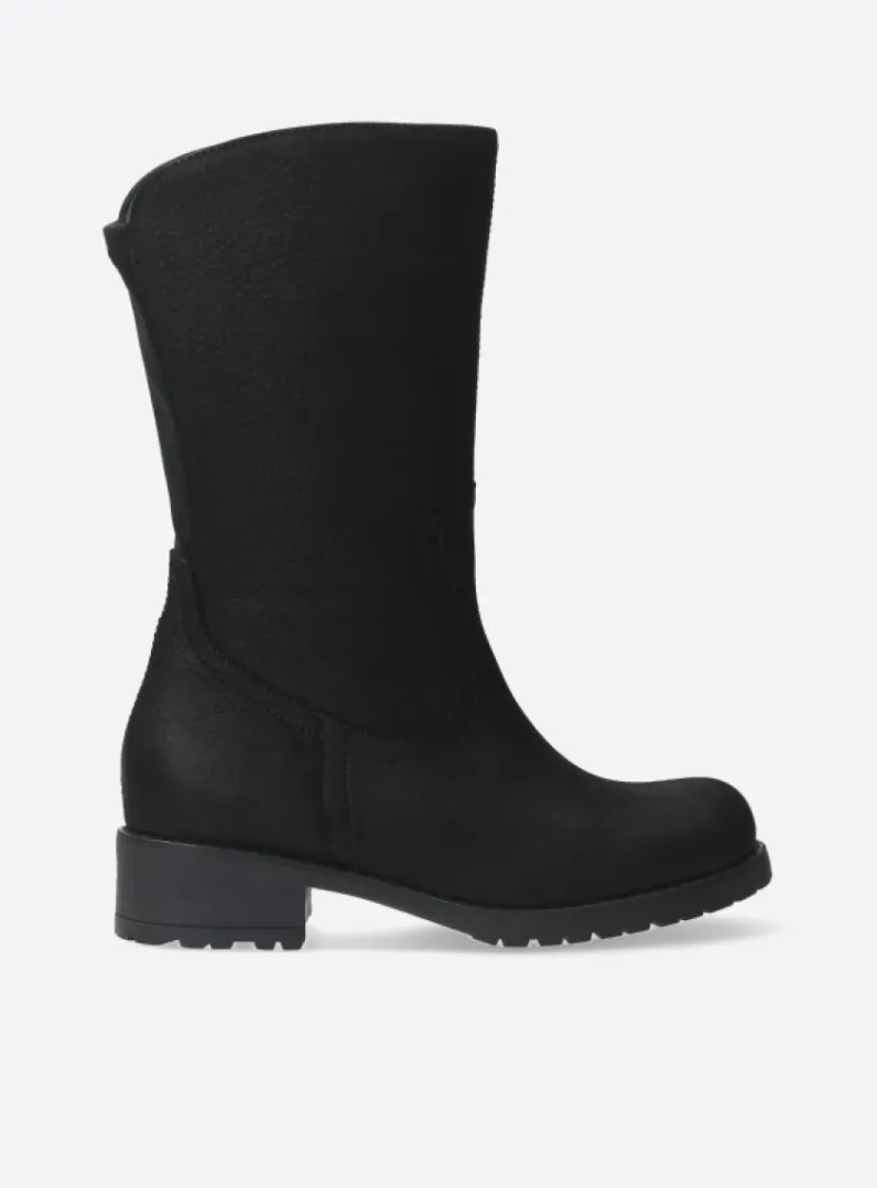 DAMES Wolky Halfhoge Laarzen|Herfst/Winter<Ansina F2F - zwart nubuck