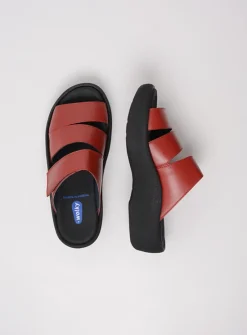 DAMES Wolky Slippers<Aporia - rood leer
