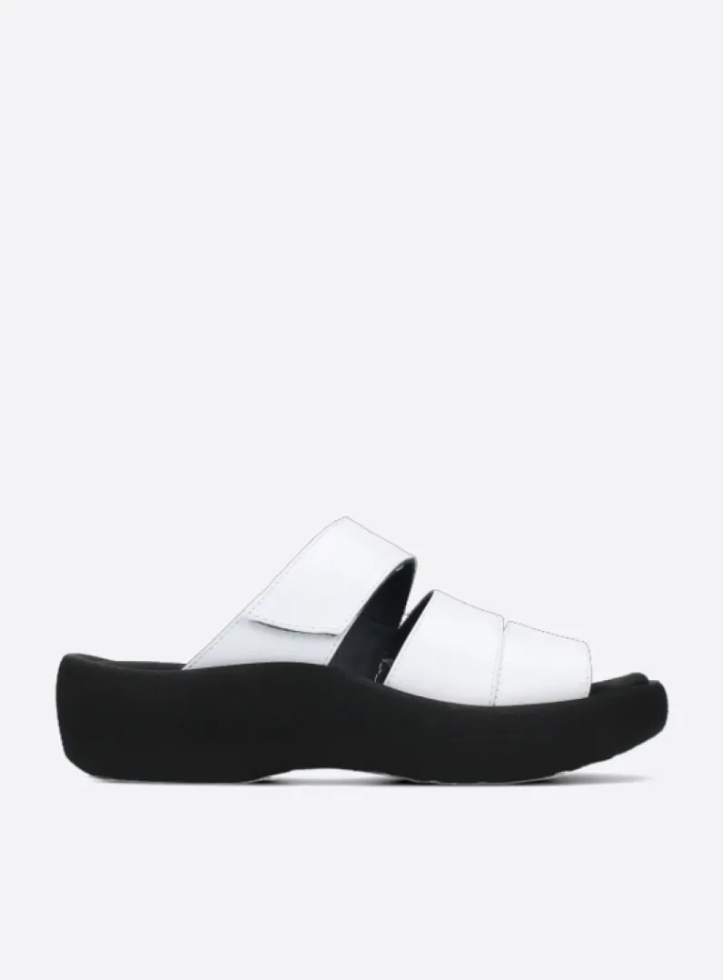 DAMES Wolky Slippers<Aporia - wit leer