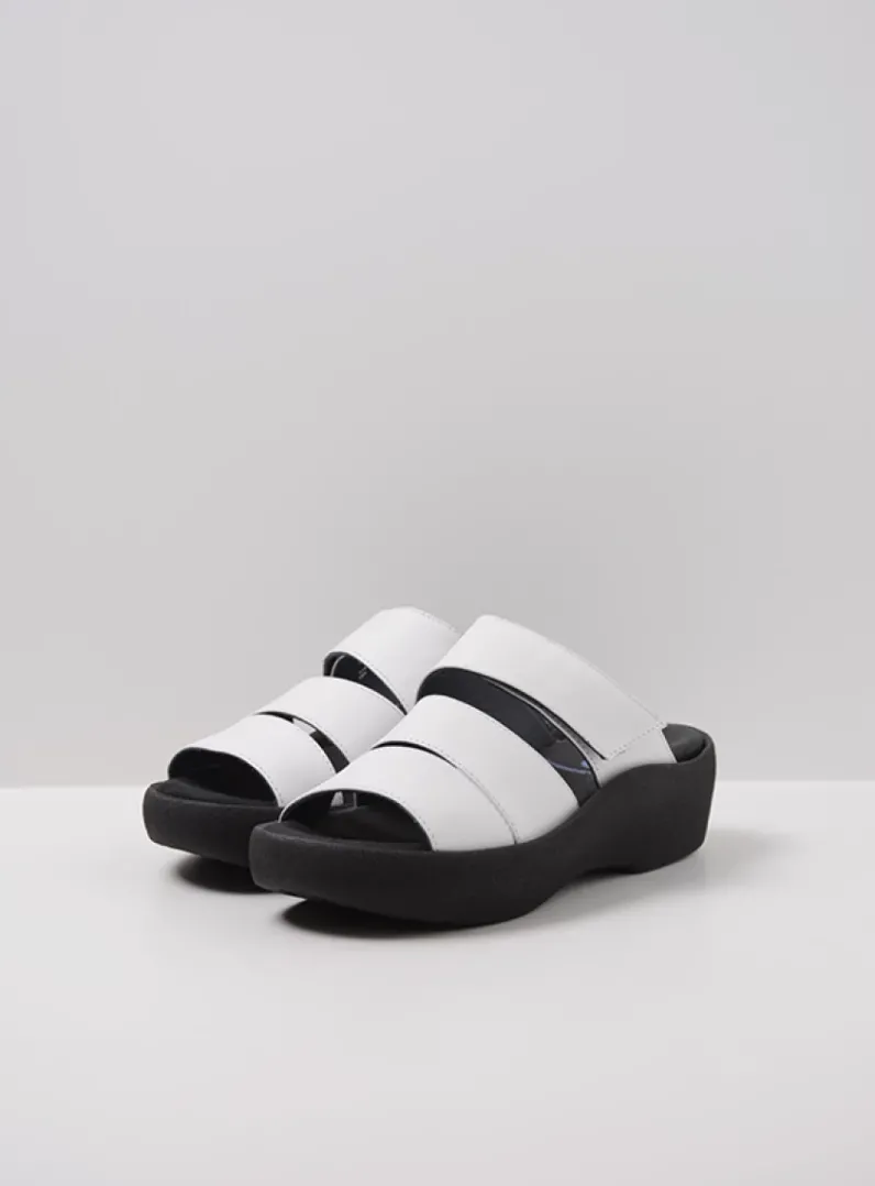 DAMES Wolky Slippers<Aporia - wit leer