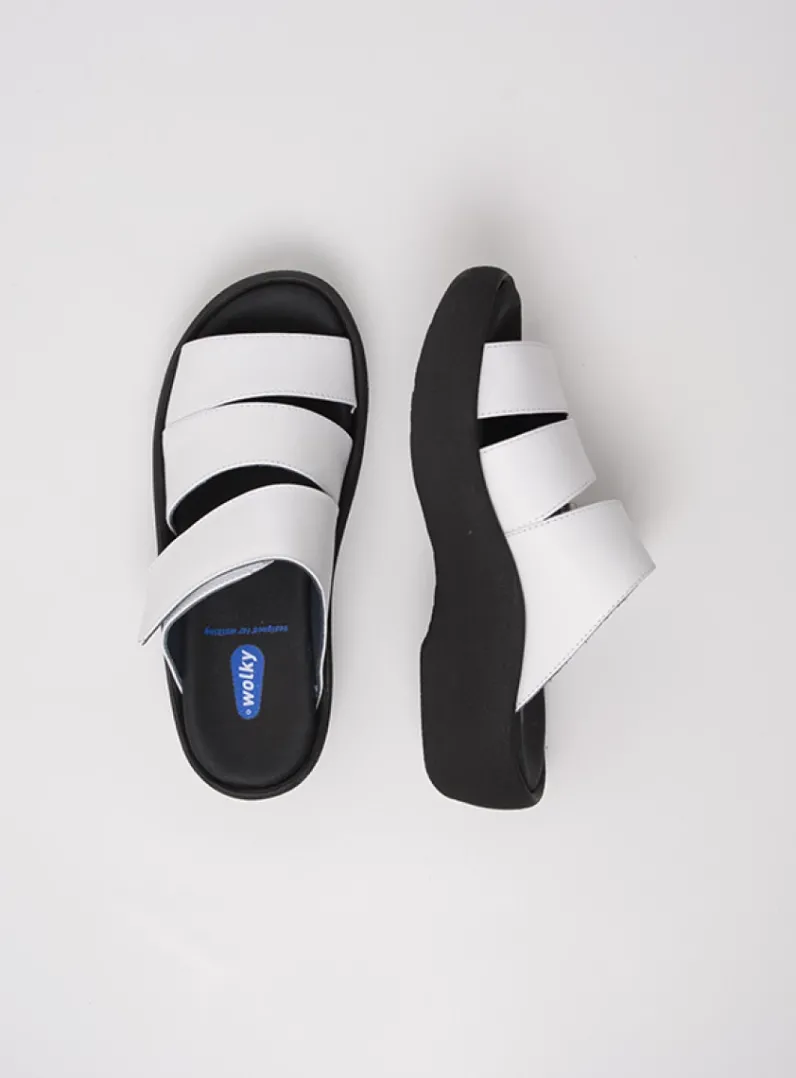 DAMES Wolky Slippers<Aporia - wit leer