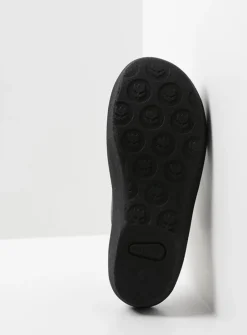 DAMES Wolky Slippers<Aporia - zwart leer