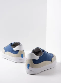 DAMES Wolky Lage Veterschoenen|Sneakers<Babati - blauw canvas/suede