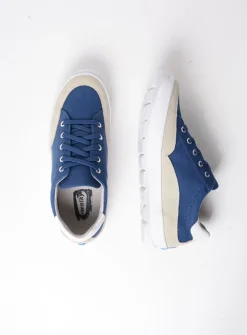 DAMES Wolky Lage Veterschoenen|Sneakers<Babati - blauw canvas/suede