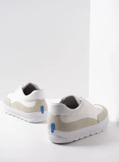 DAMES Wolky Lage Veterschoenen|Sneakers<Babati - ijswit canvas/suede