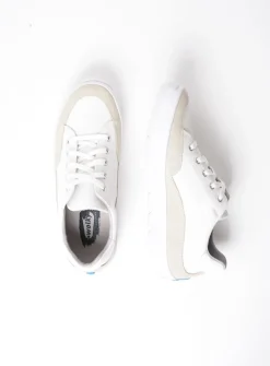 DAMES Wolky Lage Veterschoenen|Sneakers<Babati - ijswit canvas/suede