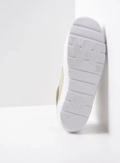 DAMES Wolky Lage Veterschoenen|Sneakers<Babati - kaki canvas/suede