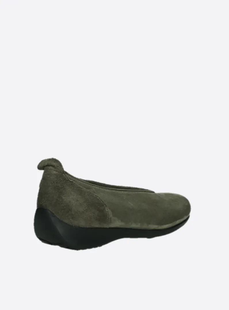 DAMES Wolky Instappers<Ballet - taupe suede