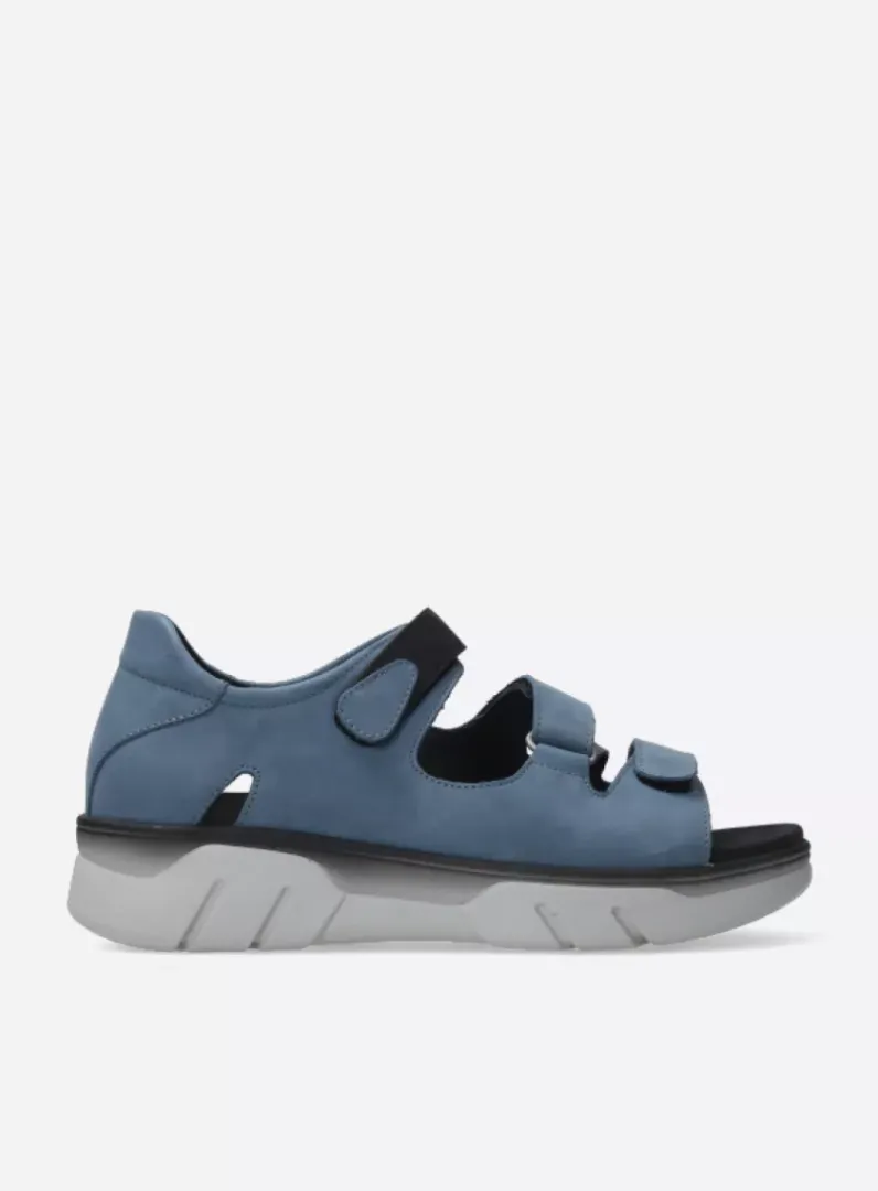 DAMES Wolky Sandalen<Blaze - jeans nubuck