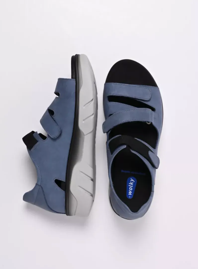 DAMES Wolky Sandalen<Blaze - jeans nubuck