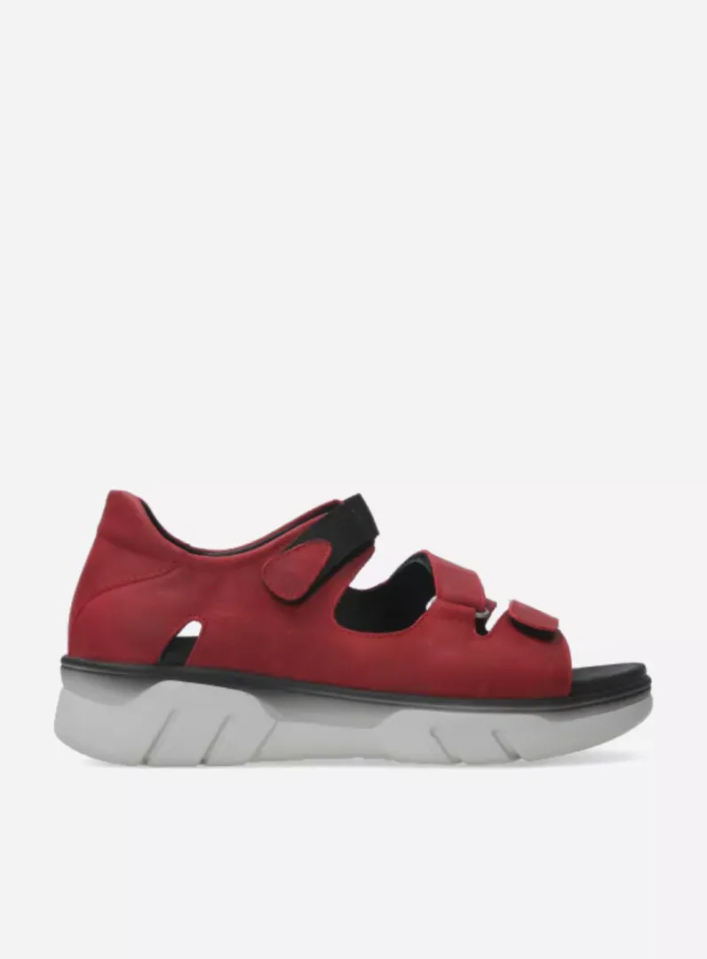 DAMES Wolky Sandalen<Blaze - rood nubuck