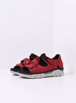 DAMES Wolky Sandalen<Blaze - rood nubuck