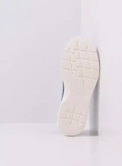 DAMES Wolky Lage Veterschoenen|Sneakers<Blitz - blauw effectleer