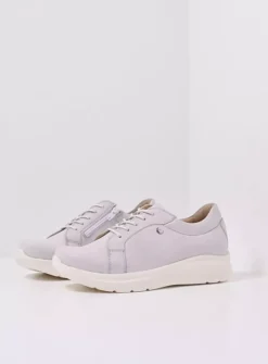DAMES Wolky Lage Veterschoenen|Sneakers<Blitz - wit effectleer