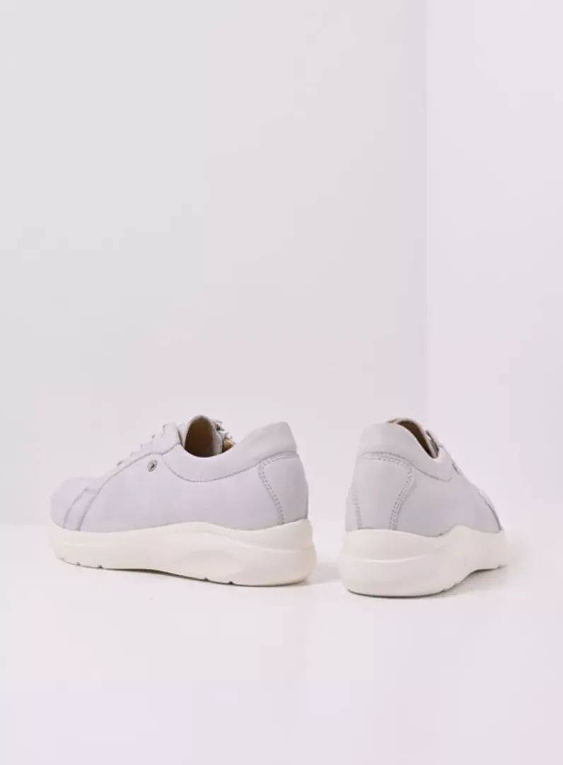 DAMES Wolky Lage Veterschoenen|Sneakers<Blitz - wit effectleer