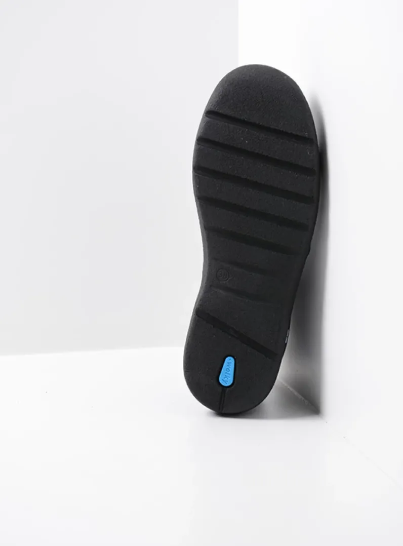 DAMES Wolky Hoge Veterschoenen|Veterlaarzen<Bluff - zwart suede