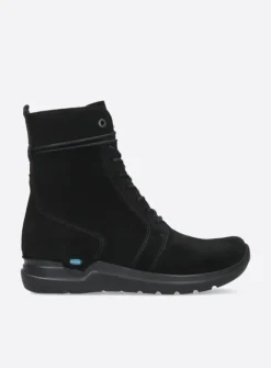 DAMES Wolky Hoge Veterschoenen|Veterlaarzen<Bluff HV - zwart suede