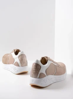 DAMES Wolky Lage Veterschoenen|Wandelschoenen<Bounce - safari nubuck